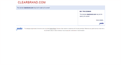 Desktop Screenshot of clearbrand.com