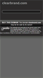 Mobile Screenshot of clearbrand.com